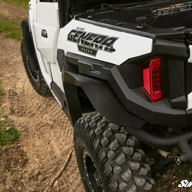 Polaris General Low Profile Wheel Arch Fender Flares Mud Guards, Super ATV FF-P-GEN1K-001