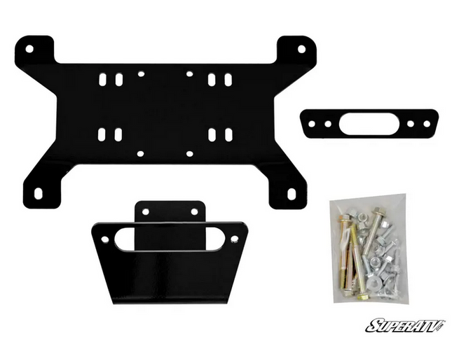 Canam Maverick Winch Mount Plate, Superatv WM-CA-MAV-00