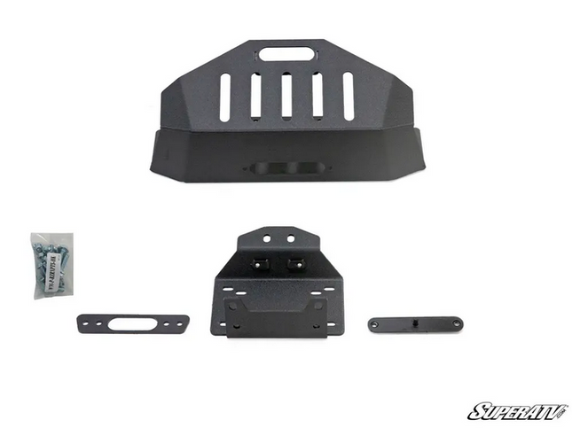 Polaris Rzr Xp Turbo Winch Mount Plate, Superatv WM-P-RZRXPTS-001-00