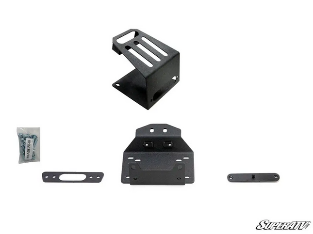 Polaris Rzr Xp Turbo Winch Mount Plate, Superatv WM-P-RZRXPTS-002-00