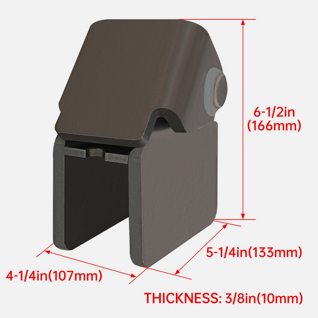 50mm Heavy Duty Weld On Hinges (set Of 2) Greaseable