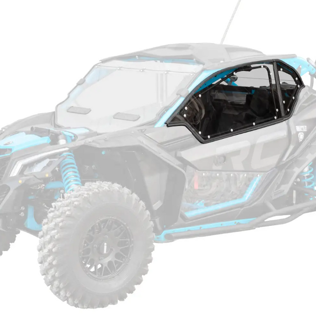 Can-am X3 Upper Doors Clear Windows Plastic, Super ATV DOOR-CA-X3-005-72
