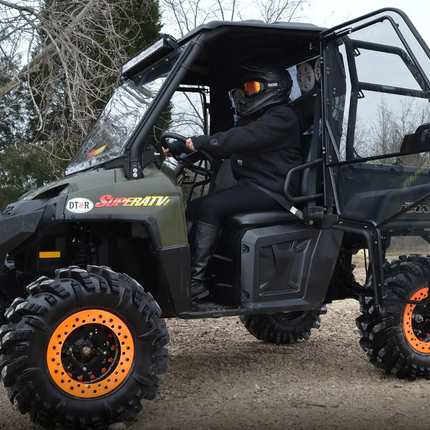 Polaris Ranger Cab Enclosure Doors Clear, Super ATV DOOR-P-RAN-09XP-001-72