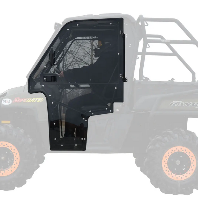 Polaris Ranger Cab Enclosure Doors Clear, Super ATV DOOR-P-RAN-09XP-001-72