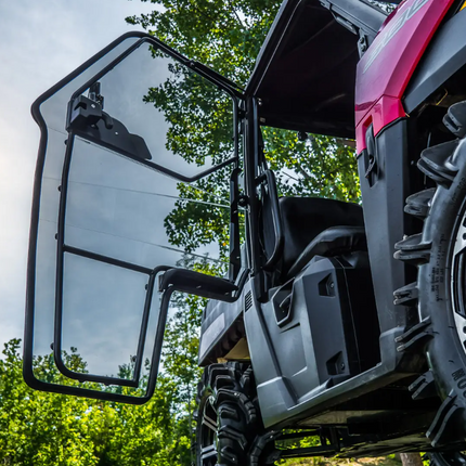 Polaris Ranger Cab Enclosure Doors Clear, Super ATV DOOR-P-RAN-MID-001-72