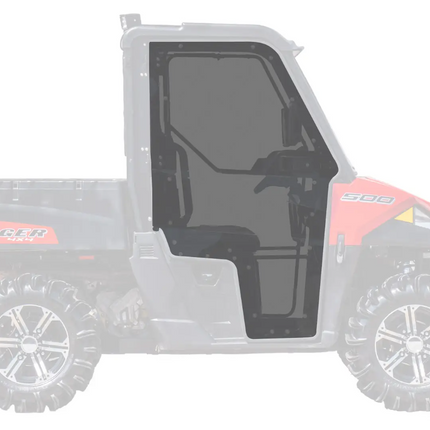 Polaris Ranger Cab Enclosure Doors Clear, Super ATV DOOR-P-RAN-MID-001-72
