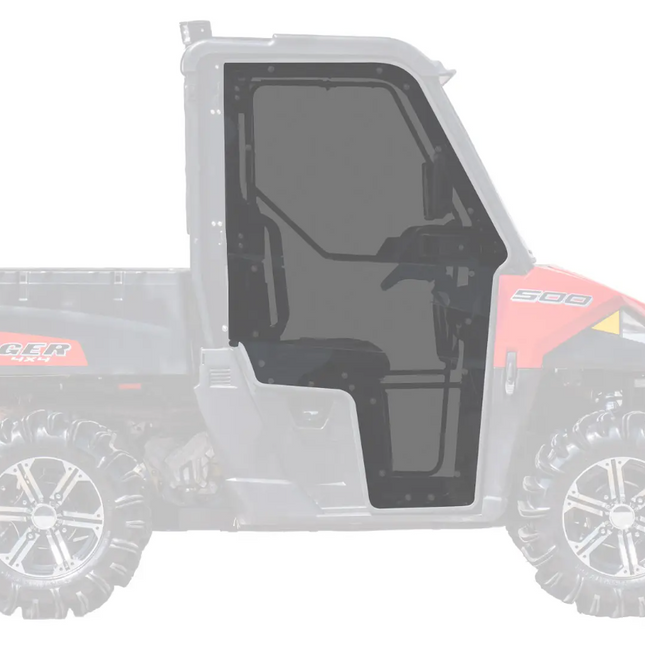Polaris Ranger Cab Enclosure Doors Clear, Super ATV DOOR-P-RAN-MID-001-72