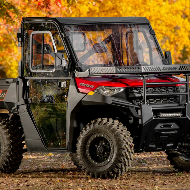 Polaris Ranger Cab Enclosure Doors Clear, Super ATV DOOR-P-RAN1K-002-72