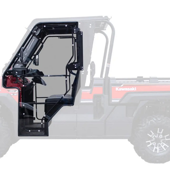 Kawasaki Mule Cab Enclosure Doors Clear, Super ATV DR-K-FX-001-72