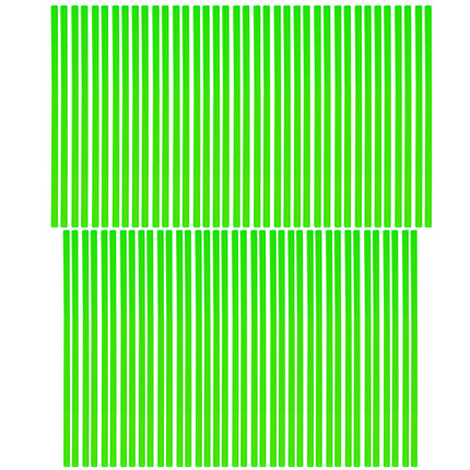 Spoke Skin Set 8.5 & 7.5 Gre, SS-101, 76 Pcs, Green