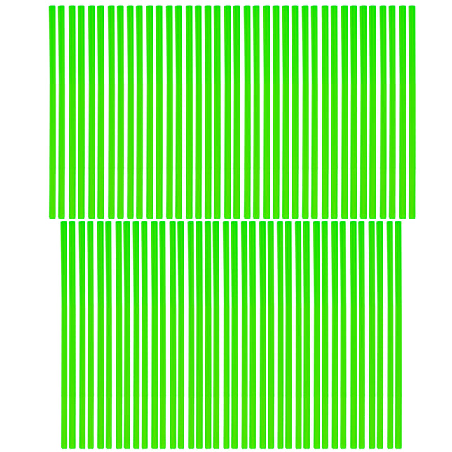 Spoke Skin Set 8.5 & 7.5 Gre, SS-101, 76 Pcs, Green