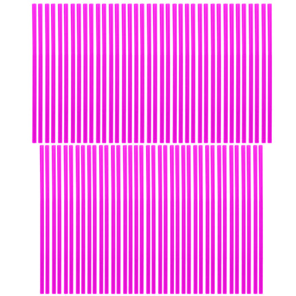Spoke Skin Set 8.5 & 7.5 Pink, SS-101, 76 Pcs, Pink