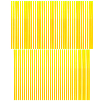 Spoke Skin Set 8.5 & 7.5 Yel, SS-101, 76 Pcs, Yellow