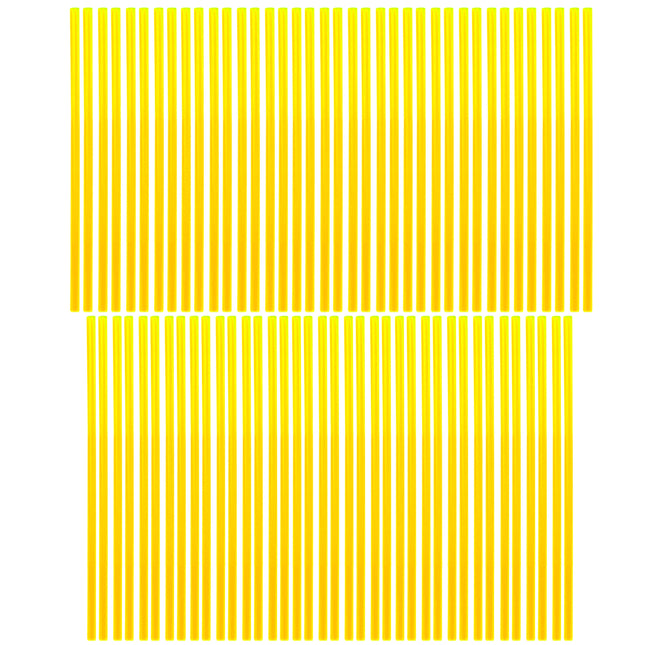 Spoke Skin Set 8.5 & 7.5 Yel, SS-101, 76 Pcs, Yellow