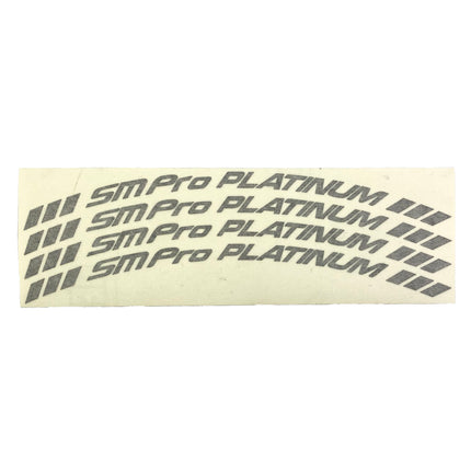 Replacement Sm Pro Platinum Sticker Set, Black