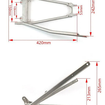 Rear Sub Frame 2016 - 2019 KTM 125 150 250 350 450 500 Exc Sx Xc W F 79003002000 79003002100