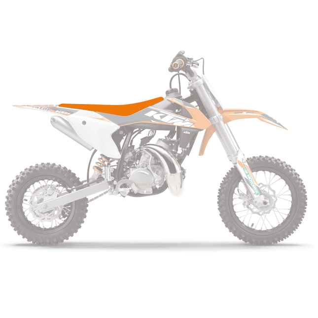 16-23 Sx 65 KTM Orange Pyramid Seat Cover, Blackbird 1526G/01