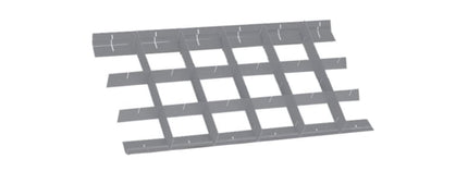 Crossed Partitions for RSC22, RSC23, RSC23C, C27S Drawers 588x277mm 70mm Height - Beta Tools 8889C1/7