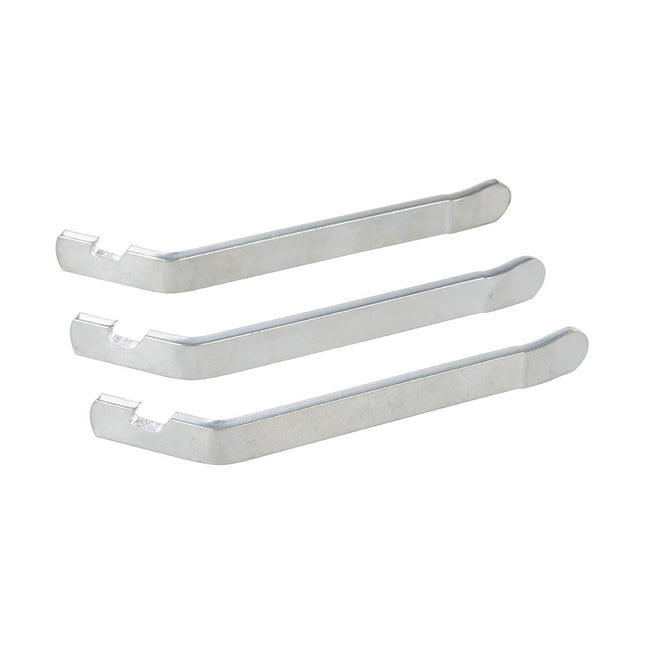 Bicycle Tyre Lever Set 3-PIECE 123mm Metal Chisel Tip