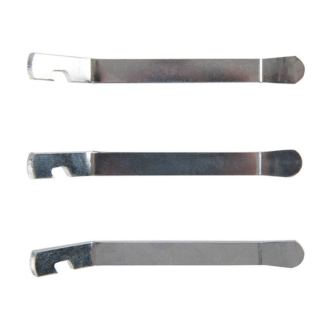 Bicycle Tyre Lever Set 3-PIECE 123mm Metal Chisel Tip