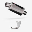 Lextek OP15 Dark Tint Stainless Exhaust System 200mm Low Level