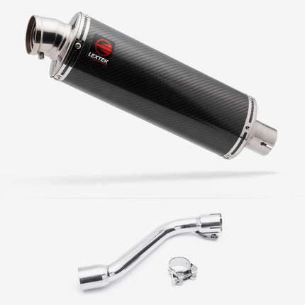 Lextek Carbon Fibre OP8C with 51mm Link Pipe for Honda CRF 250 Rally (17-20)