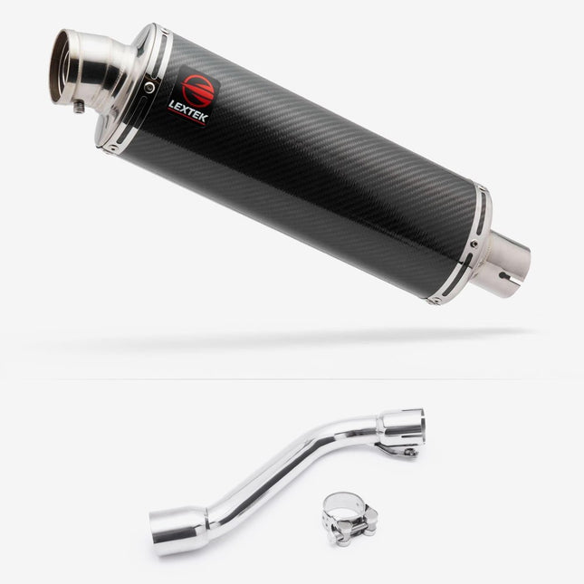 Lextek Carbon Fibre OP8C with 51mm Link Pipe for Honda CRF 250 Rally (17-20)