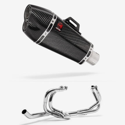 Lextek Carbon Fibre XP13C 210mm Exhaust System for Honda VFR 800 (98-01)