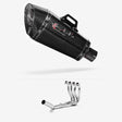 Lextek XP8C Carbon Fibre Exhaust System 210mm for Suzuki GSXR 600/750 (06-10)