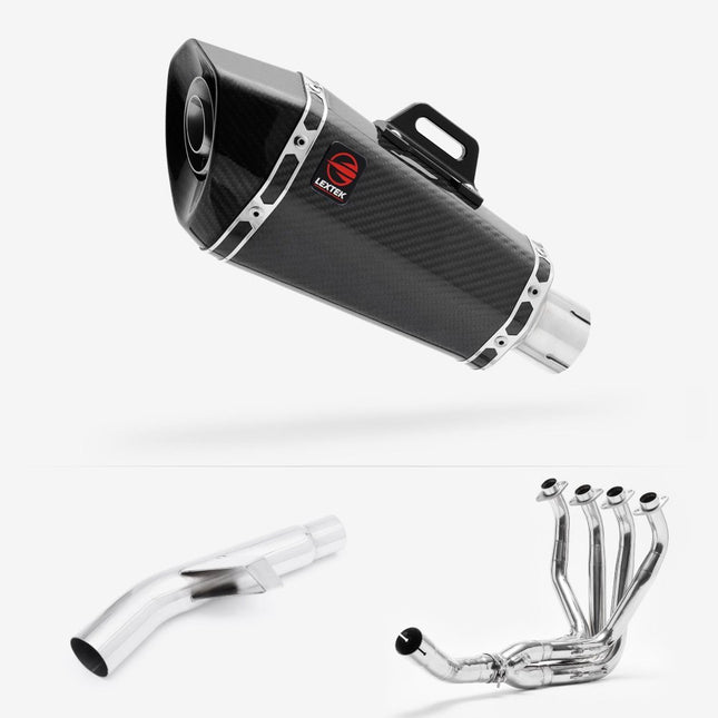 Lextek Carbon Fibre XP8C 210mm Exhaust System for Kawasaki Versys 1000 (12-18)