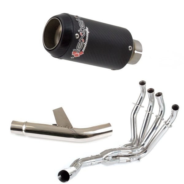 Lextek CP8C Full Carbon Exhaust System 150mm for Kawasaki Versys 1000 (15-18)