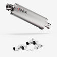 Lextek OP1 Matt S/Steel Exhaust 350mm with Link Pipe for Honda CBR1000RR Fireblade (14-16)