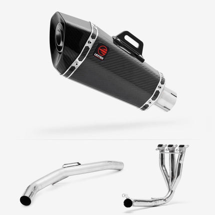 Lextek Carbon Fibre XP8C 210mm Exhaust System for Triumph Explorer 1200 (12-21)