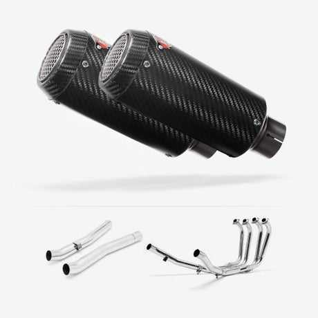 Lextek CP9C Full Carbon Exhaust System 180mm for Suzuki GSX 1400 (01-04)