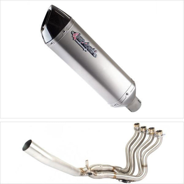 Lextek Matt Stainless Steel VP1 300mm Exhaust System for Suzuki GSXR 1000 (12-16)