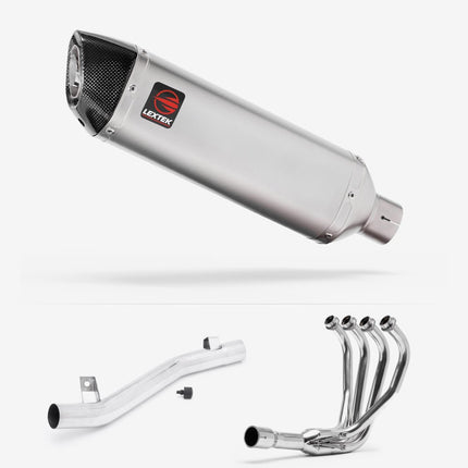 Lextek Matt Stainless Steel VP1 300mm Exhaust System for Suzuki GSF 600/650/1200 Bandit (95-06)