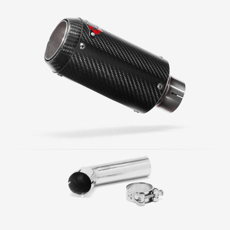 Lextek CP8C Full Carbon Exhaust 150mm with Link Pipe for Suzuki DL1000 V-Strom (14-19)