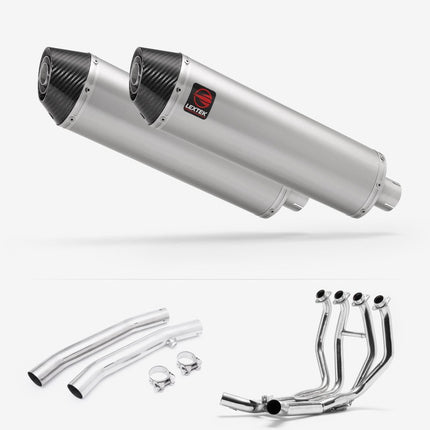 Lextek Brushed Stainless Steel RP1 400mm Exhaust with Link Pipes