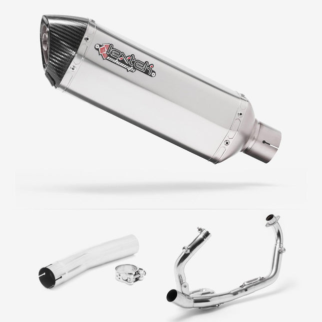 Lextek Titanium ST2 Exhaust 300mm for Suzuki SV650 (03-15)