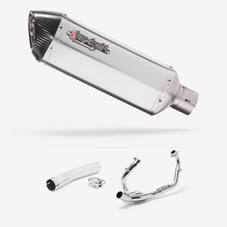 Lextek ST2 Titanium Exhaust 300mm for Suzuki SV650 (03-15)
