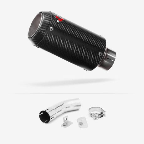 Lextek CP8C Full Carbon Exhaust 150mm with Link Pipe for Suzuki GSX-S 1000 (15-20)