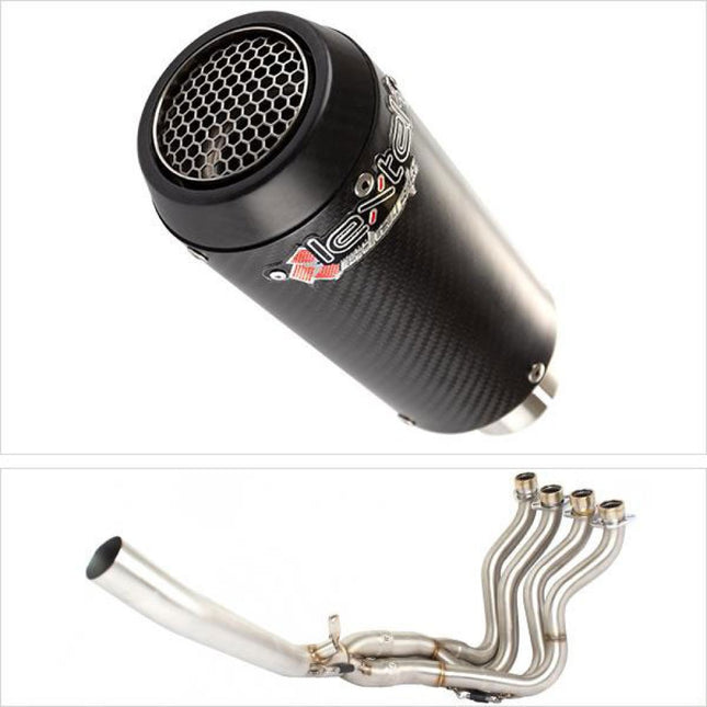 Lextek Carbon Fibre CP9C 180mm Exhaust System for Suzuki GSXR 1000 (12-16)