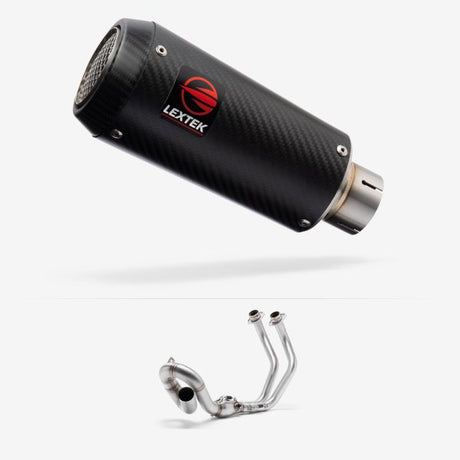 Lextek CP9C Full Carbon 150S Exhaust System (Low Level) for Yamaha YZF-R7 (21-24)