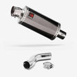 Lextek OP16 Dark Tint Stainless Exhaust 250mm with Link Pipe for Triumph Sprint ST 995i (98-04)