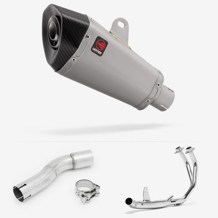 Lextek Matt Stainless Steel XP10 210mm Exhaust System for Honda CMX500 Rebel (17-24)