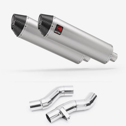 Lextek Brushed Stainless Steel RP1 400mm Exhaust with Link Pipes