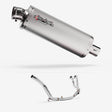 Lextek OP1 Matt S/Steel Exhaust System 350mm for Honda CRF1000 Africa Twin (16-19)