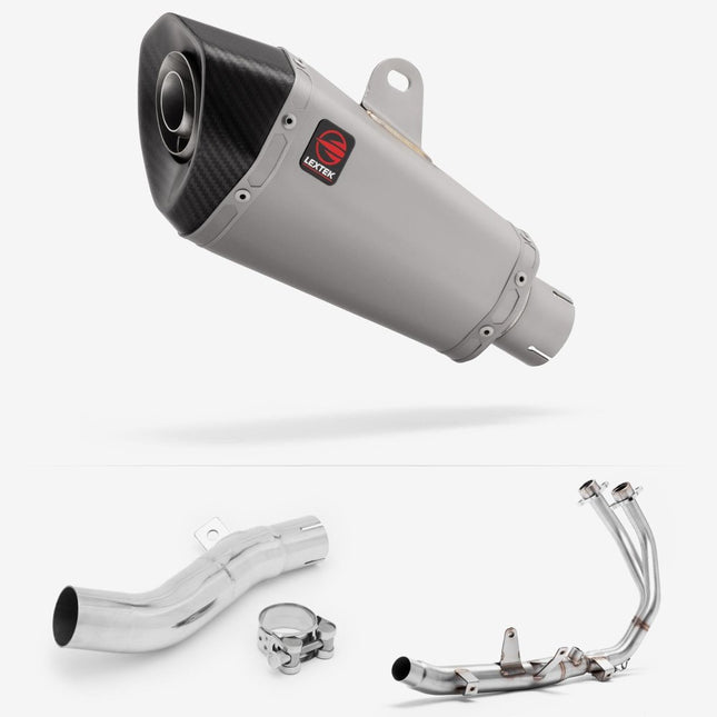 Lextek Matt Stainless Steel XP10 210mm Exhaust System