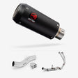 Lextek CP9C Full Carbon Exhaust System 180mm for Honda CBR500R & CB500F/X (13-15)