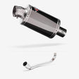 Lextek OP15 Dark Tint Stainless Exhaust System 200mm for Lexmoto Riot 125